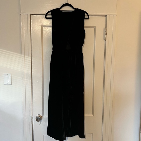 J.Crew Wrap Back Cropped Velvet Jumpsuit - Picture 5 of 5